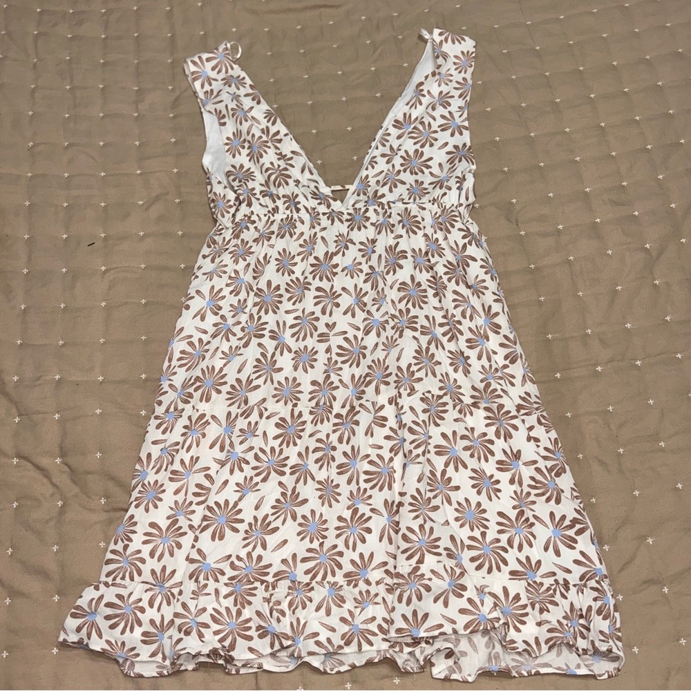Love Tree Floral Chic Gathered Dress